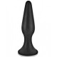 Plug anal noir 15cm avec ventouse