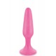 Plug anal ventouse rose court base large