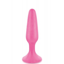 Plug anal ventouse rose court base large