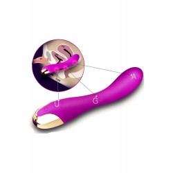 Vibromasseur flexible violet 10 programmes USB