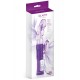 Vibromasseur rabbit violet tête rotative USB