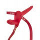 Double gode ceinture rouge