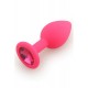 Plug bijou rose Large