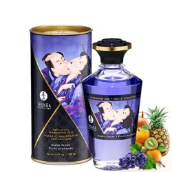 Huile de massage fruit exotique chauffante comestible 100ml