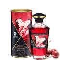 Huile de massage cerise chauffante comestible 100ml