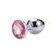 Plug bijou en aluminium bijou rose Small - RY-001PNK