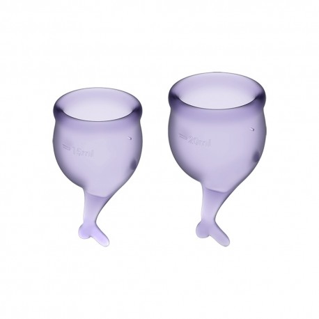 2 coupes menstruelles Satisfyer Lilas FEEL SECURE - CC597238