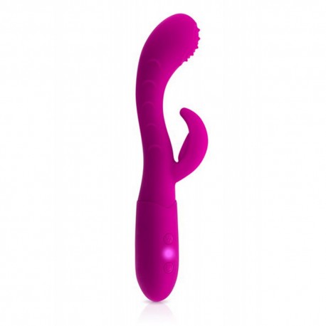 Vibromasseur rabbit Bess rose USB point G 10 programmes - CC531062