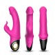 Vibromasseur Rabbit rose 9 modes de vibrations puissantes - USK-V10PNK