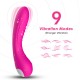 Vibromasseur courbé 9 modes de vibration rose - USK-V01PNK