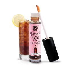 Gloss sexe oral vibrant au cola 100% comestible - SP6577