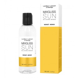 2 en 1 Lubrifiant et huile de massage silicone Mixgliss Sun Monoï 100 ML - MG2212