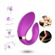 Vibromasseur forme U Violet pour couple avec double moteurs - USK-GZ02PUR