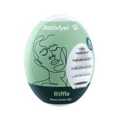 Oeuf masturbateur flexible Riffle Satisfyer - CC597000