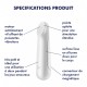 Vibromasseur blanc USB Ultra Power Bullet 3 Satisfyer - CC597735