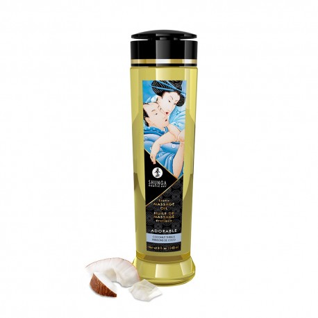 Huile de massage frissons de coco aphrodisiaque 240ml - CC1210