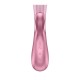 Vibromasseur rabbit rose chauffant USB connecté Hot Lover Satisfyer - CC597747