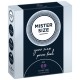 Boite test de 3 préservatifs latex avec réservoir, 7 tailles disponibles Mister Size - MS03