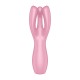 Vibromasseur point G avec stimulateur de clitoris USB rose Threesome 3 Satisfyer - CC597778