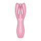 Vibromasseur point G avec stimulateur de clitoris USB rose Threesome 3 Satisfyer - CC597778