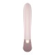 Vibromasseur point G avec stimulateur clitoris connecté chauffant USB mauve Heat Wave Satisfyer - CC597777