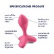 Vibromasseur anal USB rose Game Changer Satisfyer - CC597779