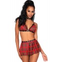 Costume écolière avec mini-jupe et soutien-gorge - DG12503COS