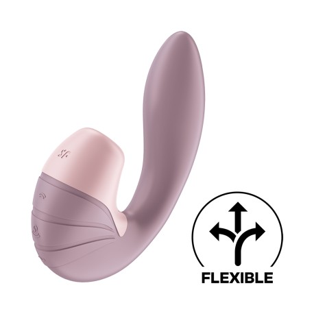 Vibromasseur point G avec stimulateur clitoris USB rose Supernova Satisfyer - CC597780