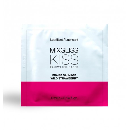 Dosette lubrifiant Mixgliss Eau Kiss Fraise Sauvage 4 ML - L6022399