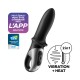 Vibromasseur noir USB, chauffant et connecté Hot Passion Satisfyer - CC597790