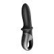 Vibromasseur noir USB, chauffant et connecté Hot Passion Satisfyer - CC597790