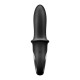 Vibromasseur noir USB, chauffant et connecté Hot Passion Satisfyer - CC597790