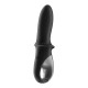 Vibromasseur noir USB, chauffant et connecté Hot Passion Satisfyer - CC597790