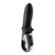 Vibromasseur noir USB, chauffant et connecté Hot Passion Satisfyer - CC597790