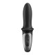 Vibromasseur noir USB, chauffant et connecté Hot Passion Satisfyer - CC597790