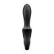 Vibromasseur noir USB, chauffant et connecté Heat Climax Satisfyer - CC597789