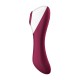 2 en 1 Vibromasseur et stimulateur de clitoris USB rouge Dual Crush Satisfyer - CC597786