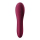 2 en 1 Vibromasseur et stimulateur de clitoris USB rouge Dual Crush Satisfyer - CC597786