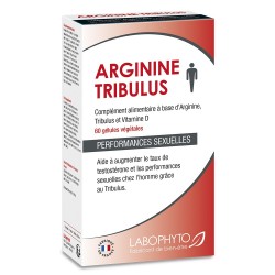 Arginine Tribulus performance sexuelle 60 gélules - LAB19