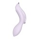 2 en 1 Vibromasseur et stimulateur de clitoris USB violet Curvy Trinity 2 Satisfyer - CC597788