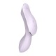 2 en 1 Vibromasseur et stimulateur de clitoris USB violet Curvy Trinity 2 Satisfyer - CC597788