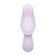 2 en 1 Vibromasseur et stimulateur de clitoris USB violet Curvy Trinity 2 Satisfyer - CC597788