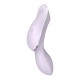 2 en 1 Vibromasseur et stimulateur de clitoris USB violet Curvy Trinity 2 Satisfyer - CC597788