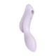 2 en 1 Vibromasseur et stimulateur de clitoris USB violet Curvy Trinity 2 Satisfyer - CC597788