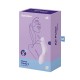 2 en 1 Vibromasseur et stimulateur de clitoris USB violet Curvy Trinity 2 Satisfyer - CC597788