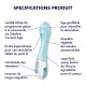 Vibromasseur gonflant connecté bleu USB Air Pump Vibrator 5 Satisfyer - CC597802