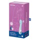 Vibromasseur gonflant connecté bleu USB Air Pump Vibrator 5 Satisfyer - CC597802