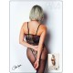 Bodystocking résille imprimé motifs floraux - Le Numéro 13 - Collection Bodystocking - CM99013