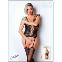 Bodystocking imprimé florale - Le Numéro 10 - Collection Bodystocking - CM99010