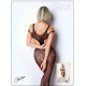 Body noir avec ouverture sexy - Le Numéro 3 - Collection Bodystocking - CM99003